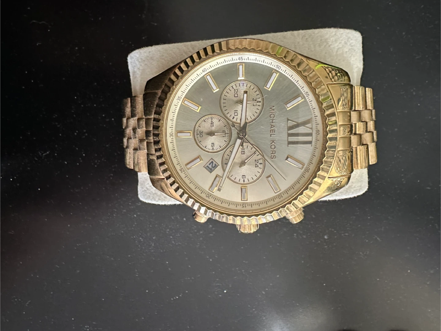 Michael Kors Rose Gold Chronograph Watch