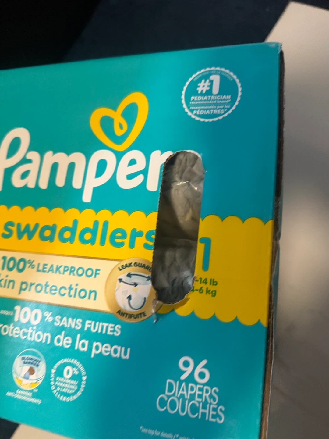 Pampers Swaddlers Diapers Size 1 (96 Count) - photo 3