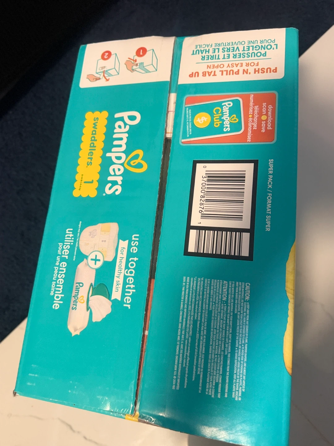 Pampers Swaddlers Diapers Size 1 (96 Count) - photo 2