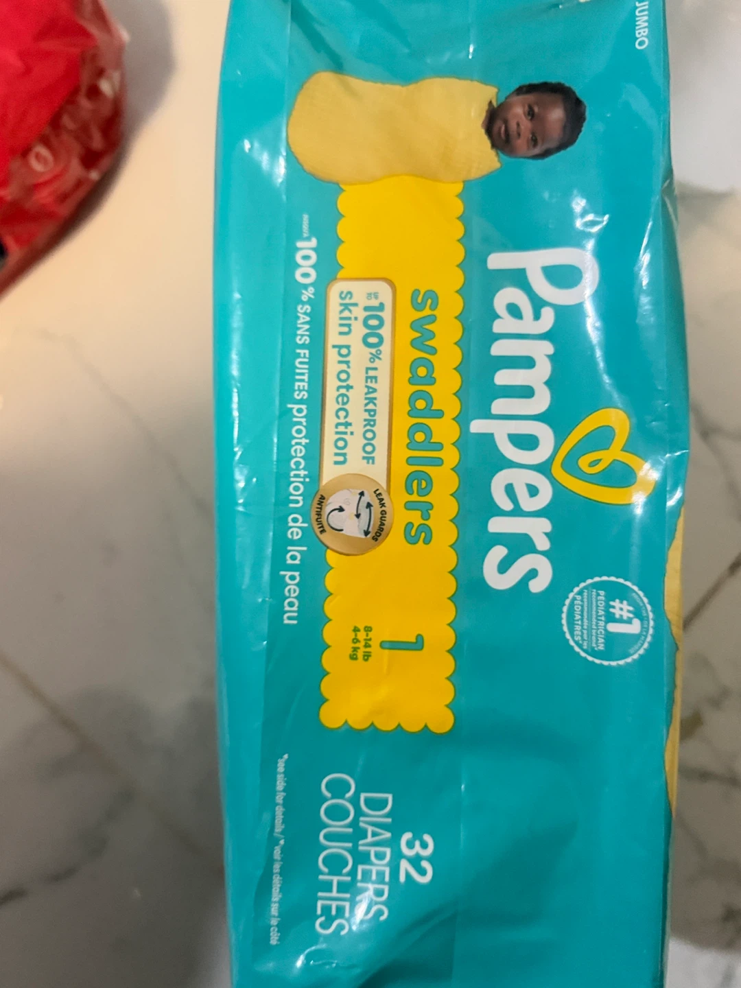 Pampers Swaddlers Diapers Size 1 - 32 Count