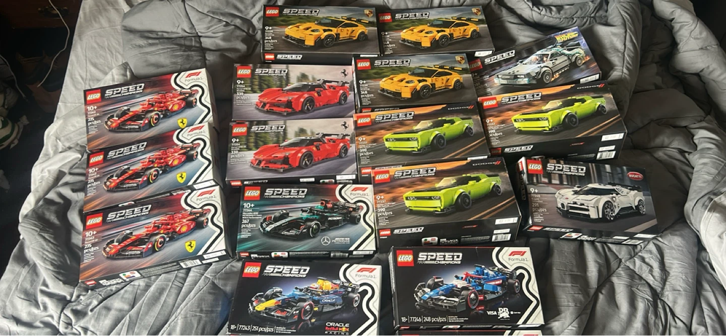 New!!! LEGO Speed Champions Toy Car Sets