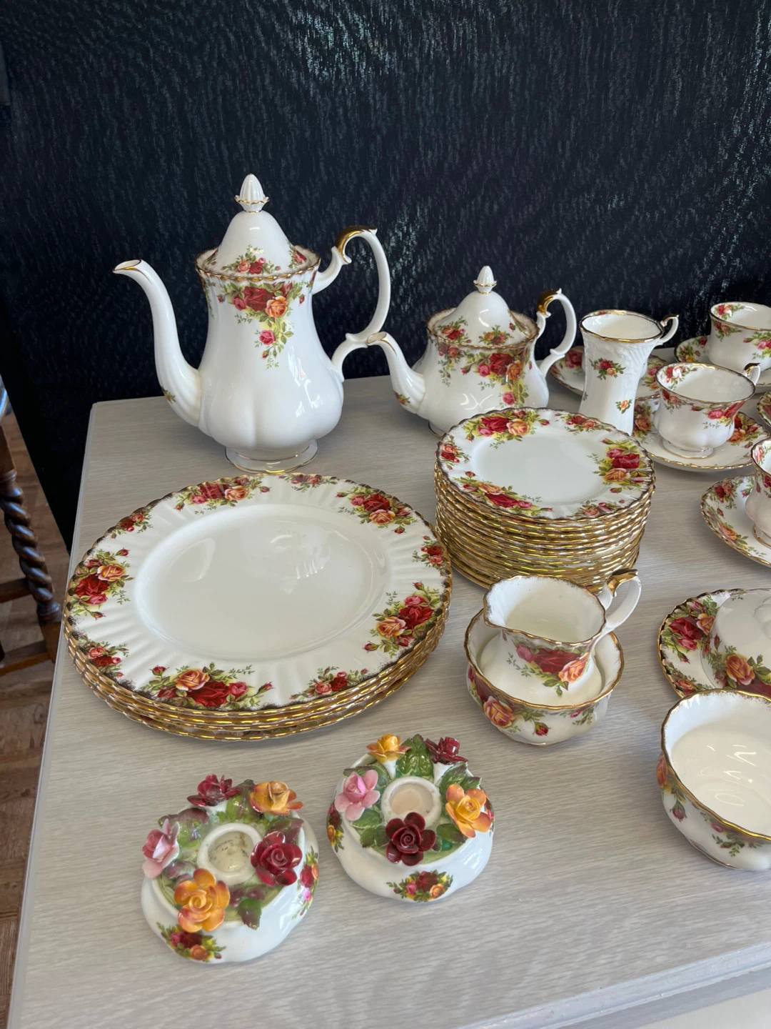 Royal Albert Old Country Roses Tea Set - photo 3