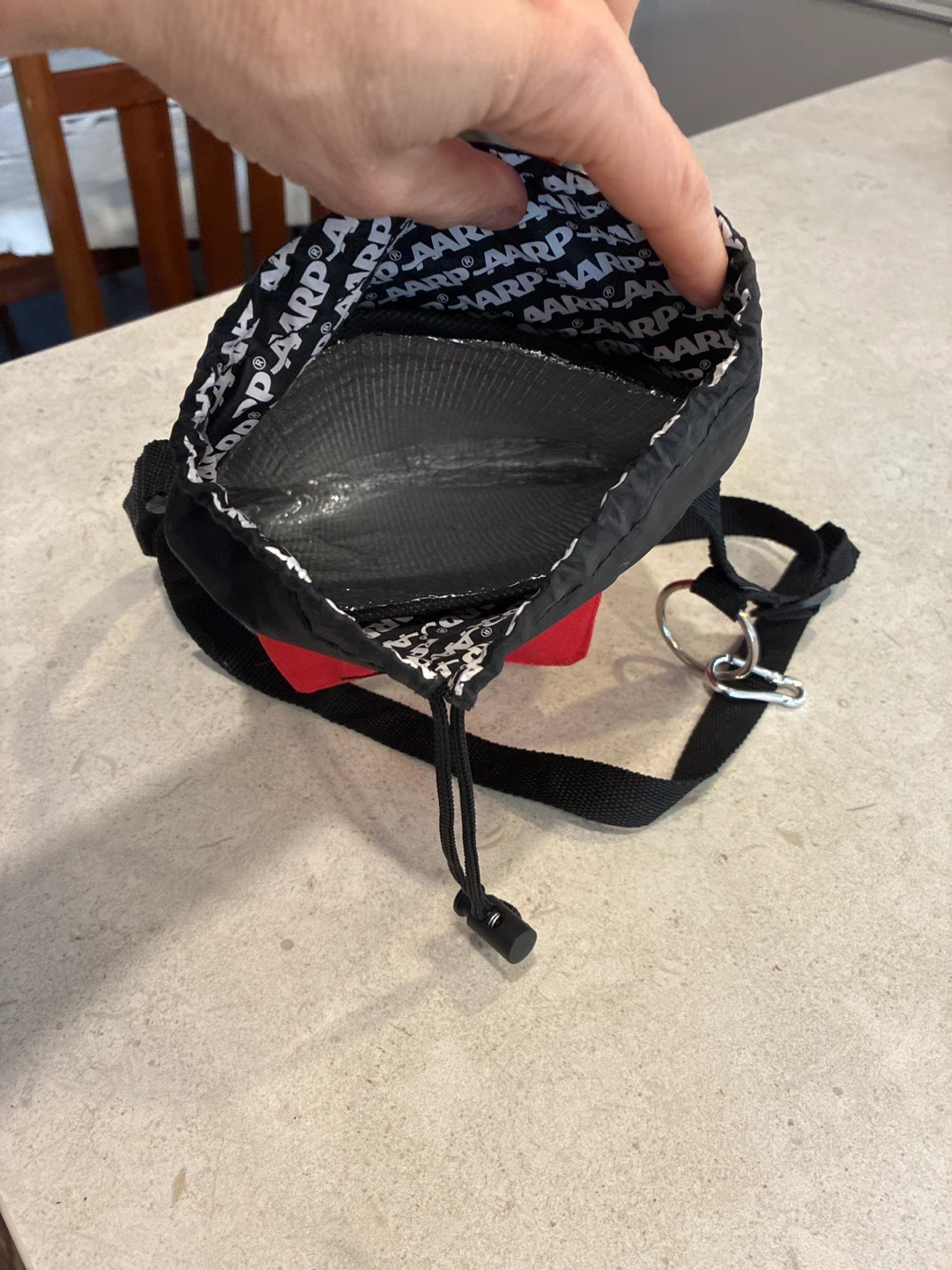 Red Drawstring Cooler Bag - photo 2