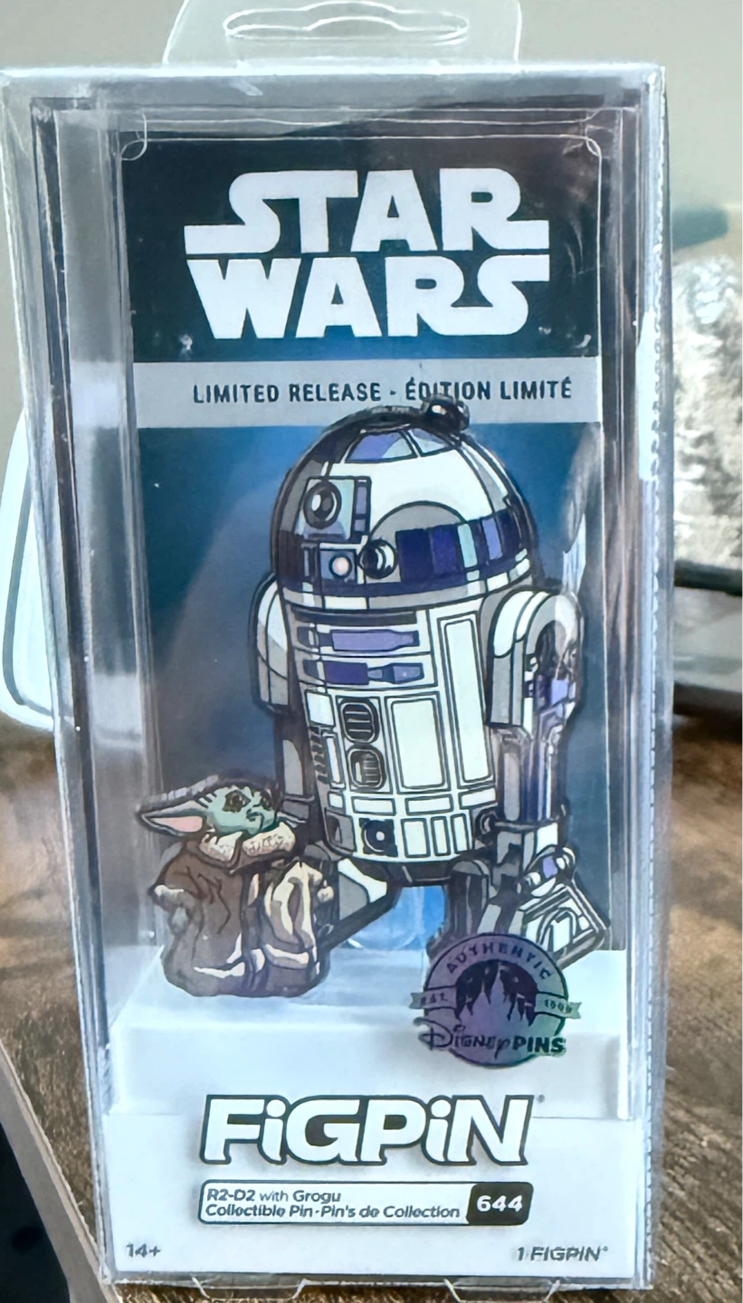 Star Wars R2-D2 with Grogu Collectible Pin by FiGPiN