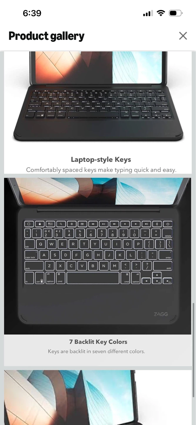 New-ZAGG Folio Wireless Keyboard Case for iPad - photo 3
