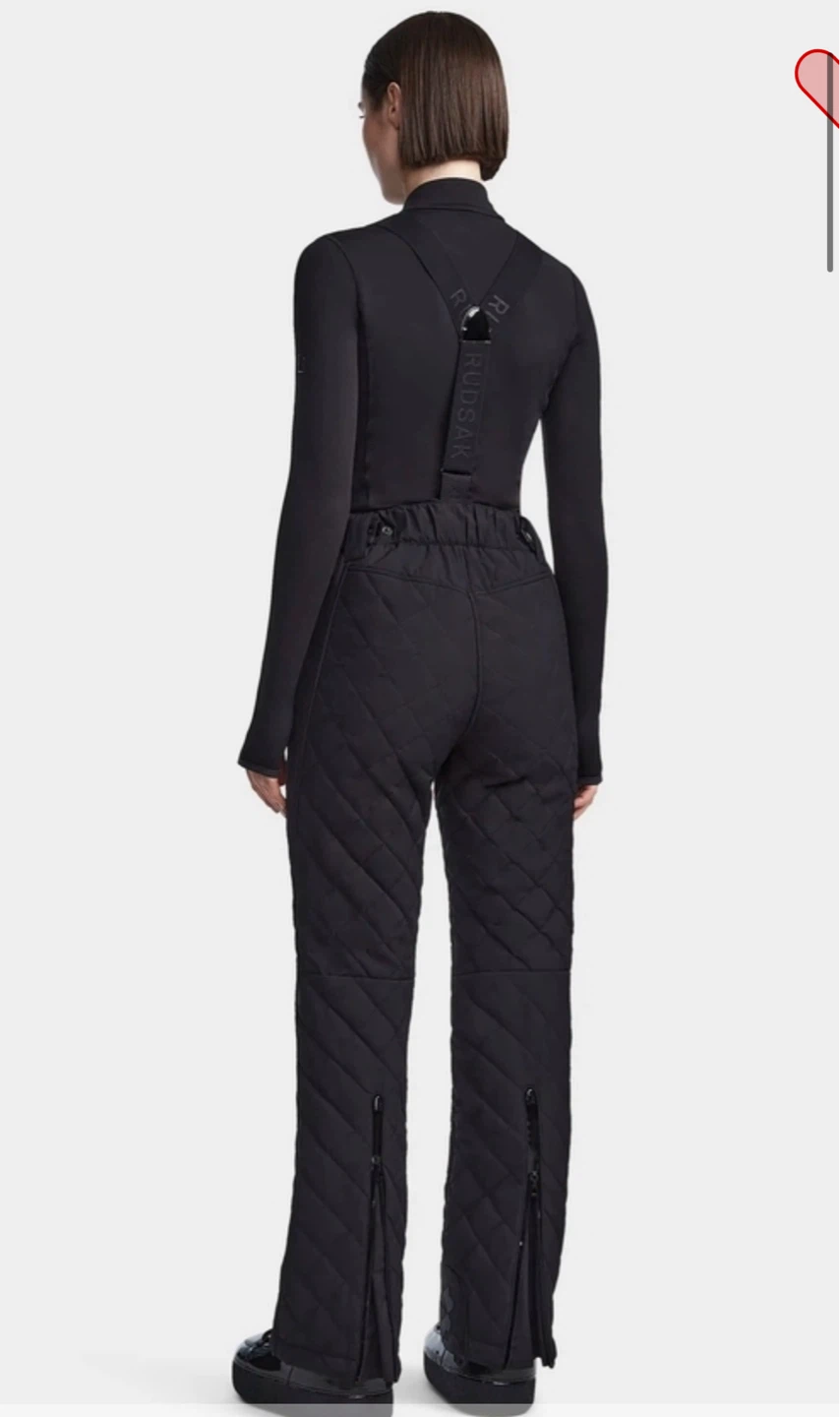 Rudsak Quilted Snow Overalls - Black