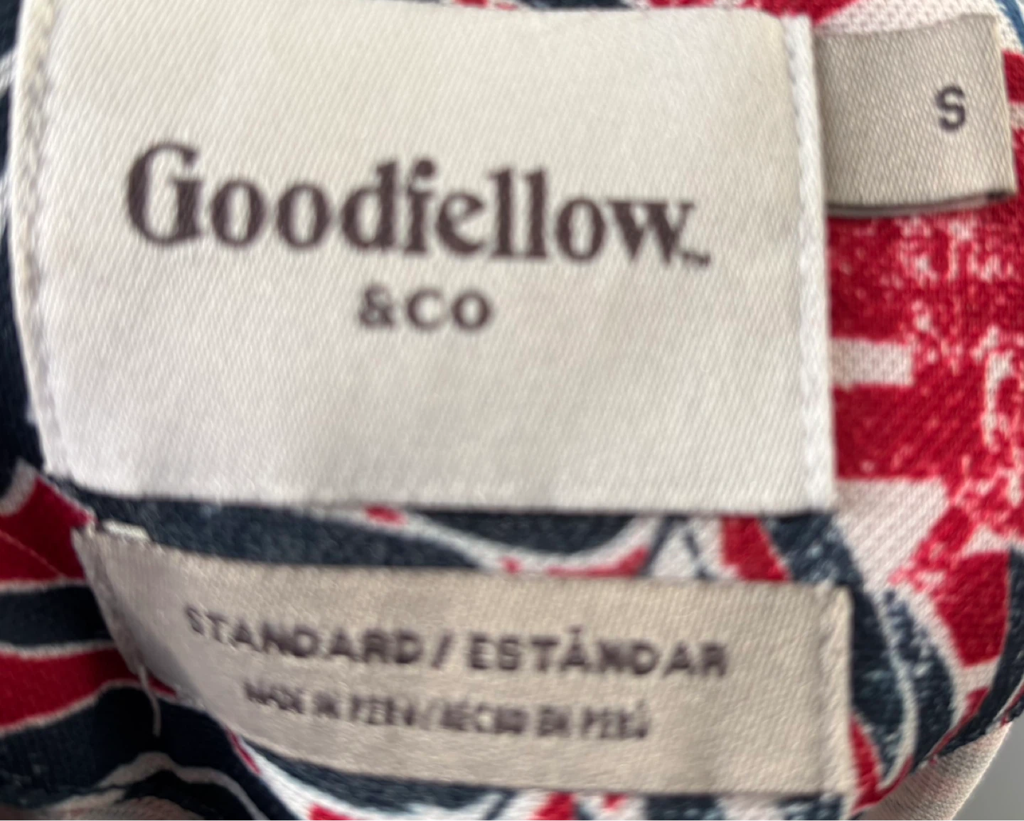 Goodfellow & Co. Men's Tropical Print Polo Shirt - Size S - photo 2