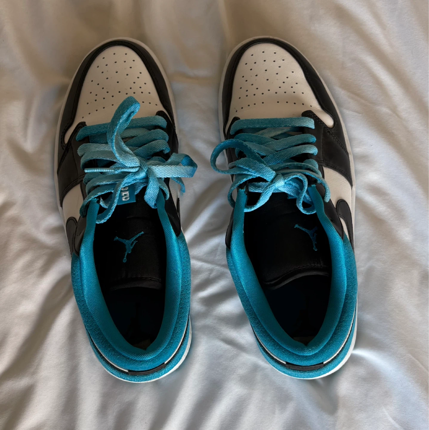 Jordan one low laser, blue - photo 3