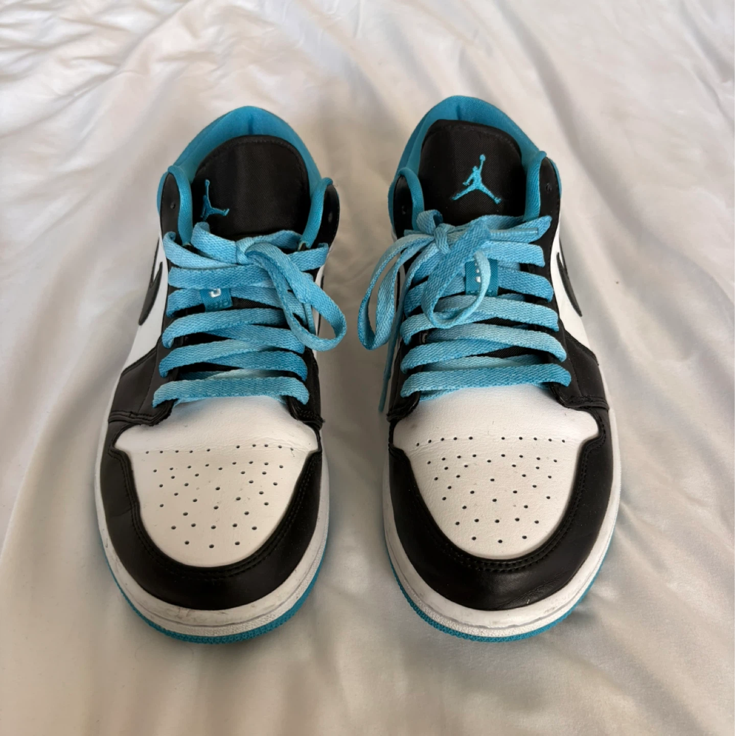 Jordan one low laser, blue - photo 4
