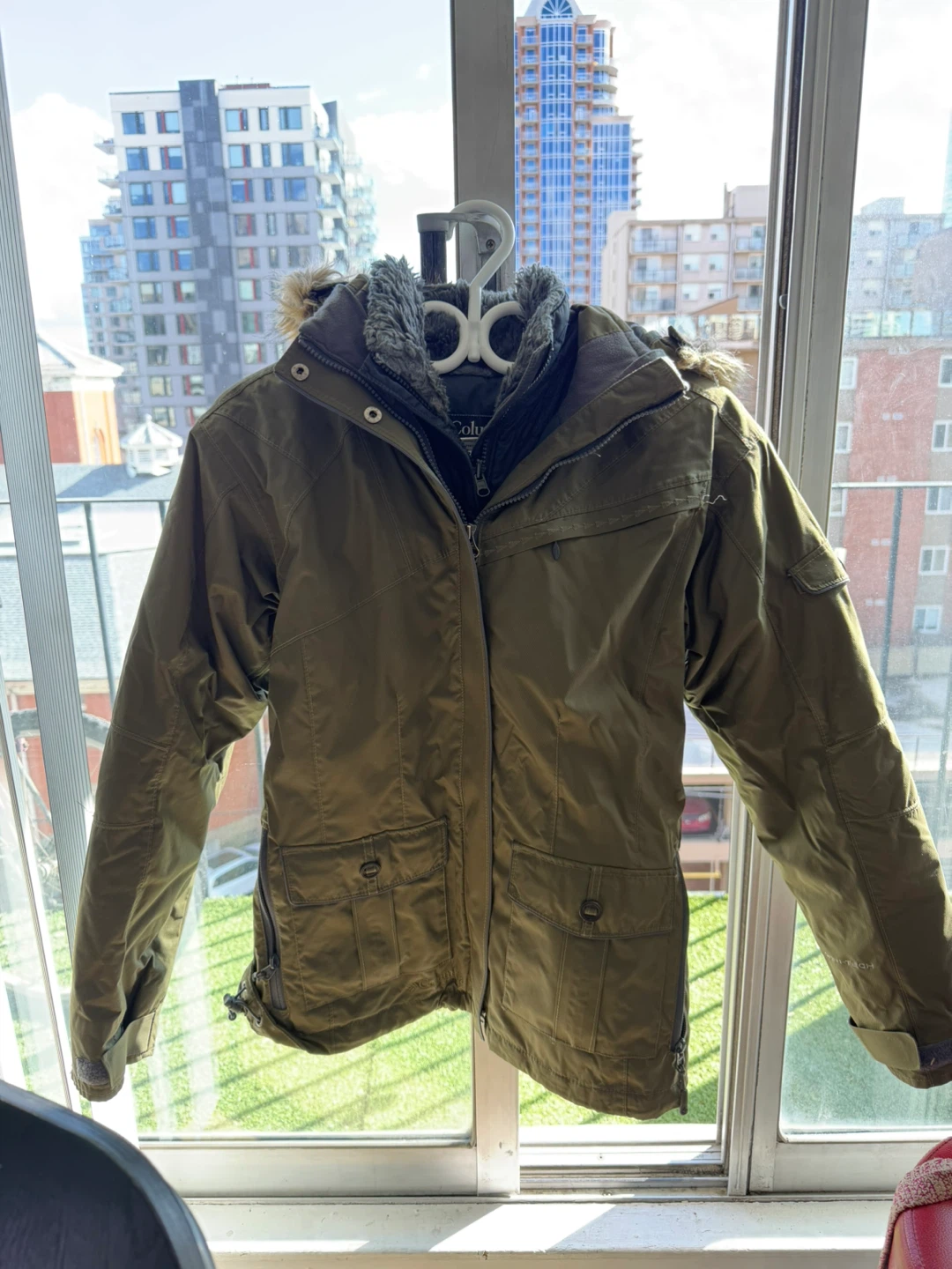 Columbia Winter Jacket with Fur Hood