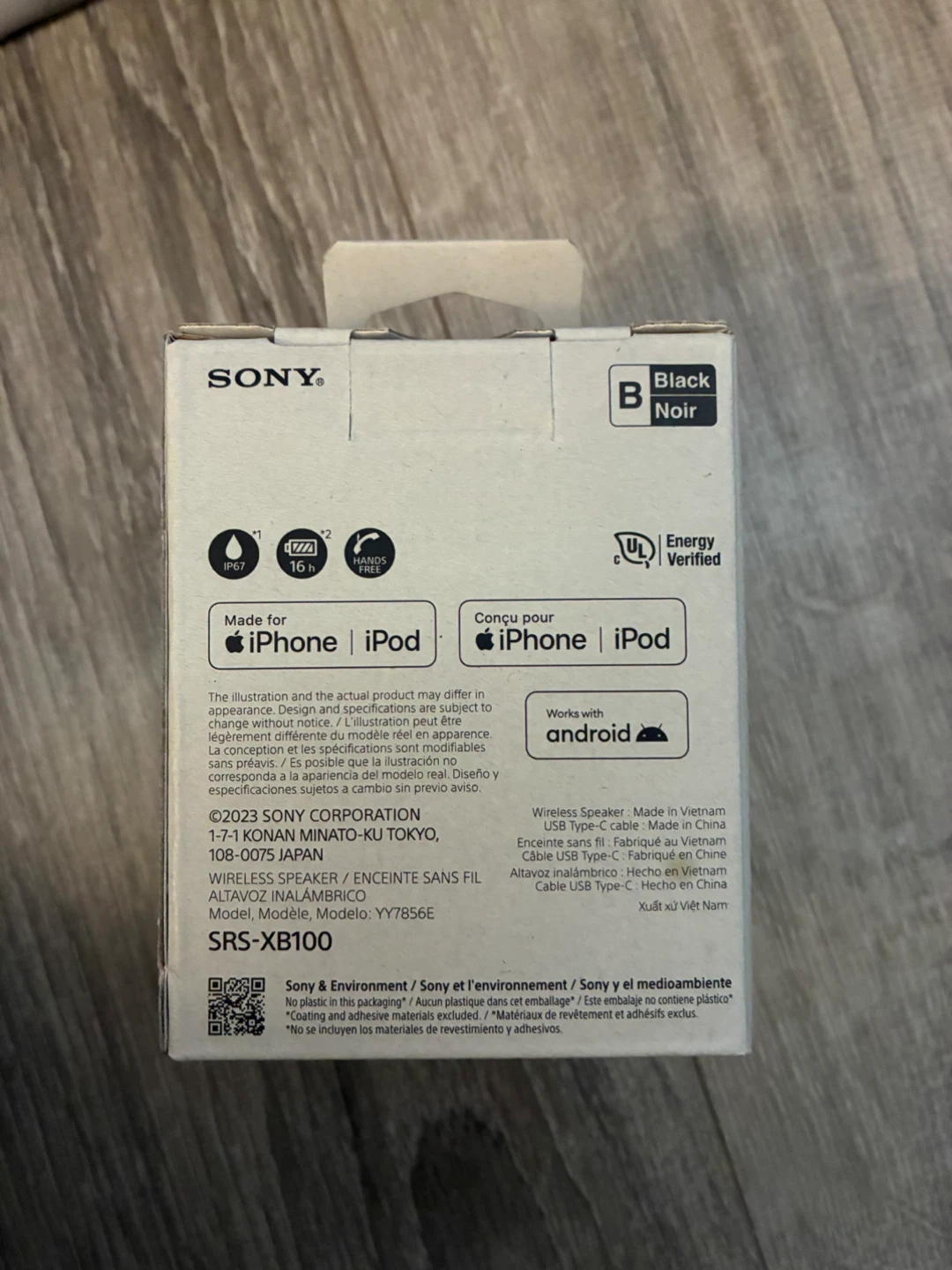 Sony SRS-XB100 Portable Bluetooth Speaker - photo 4