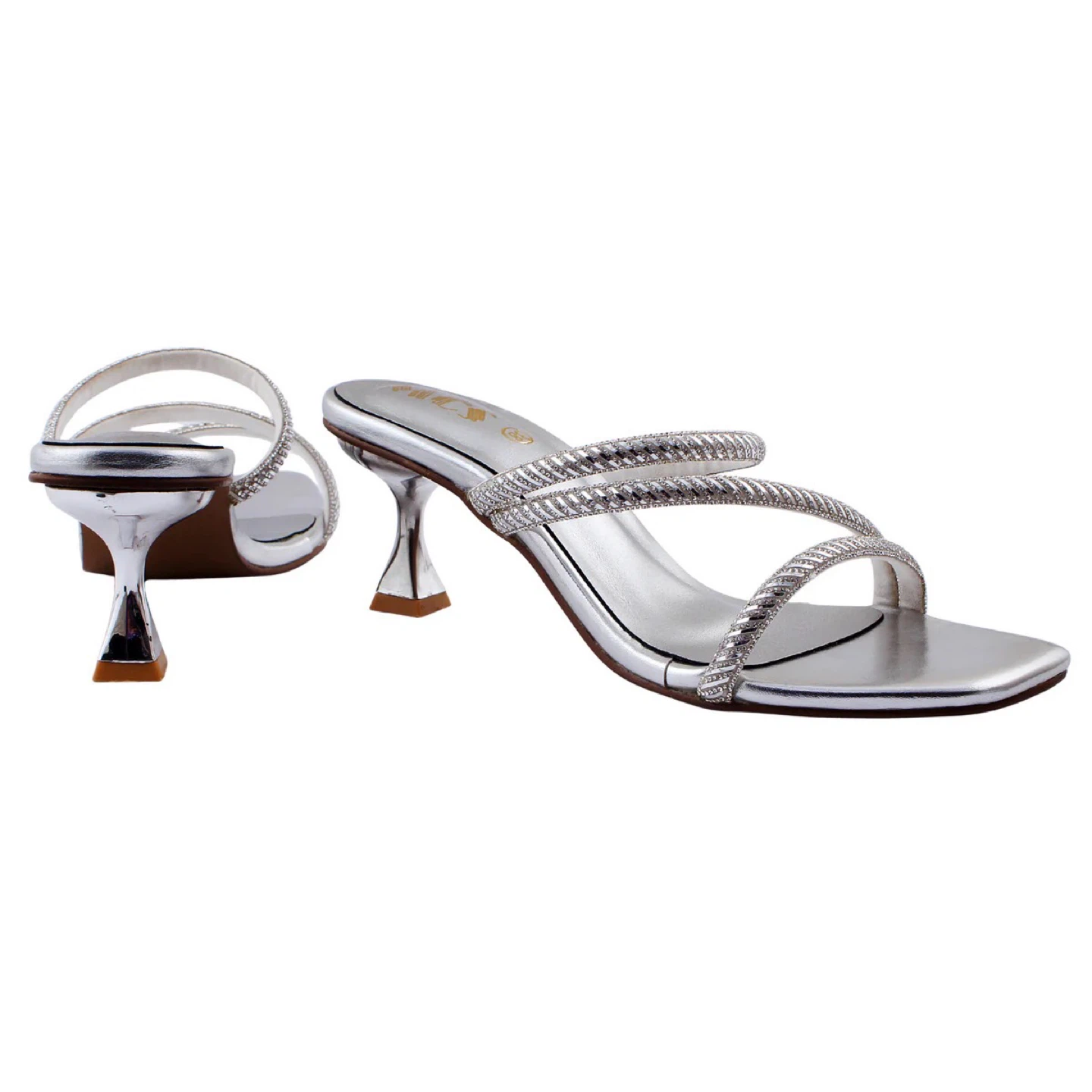 Silver heels new