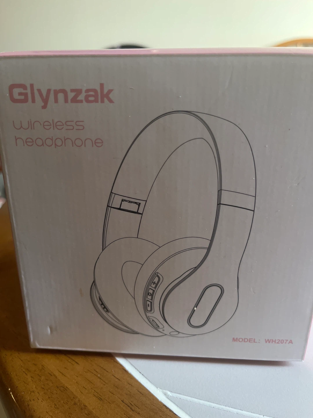 Glynzak WH207A Wireless Headphones Rose Gold