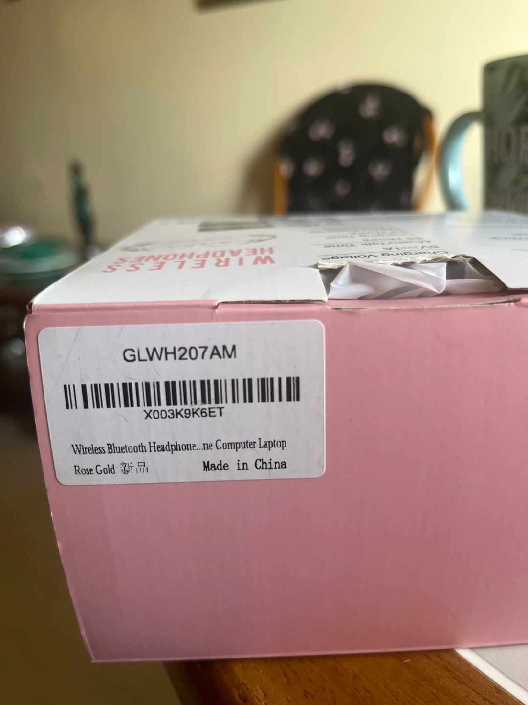 Glynzak WH207A Wireless Headphones Rose Gold - photo 3