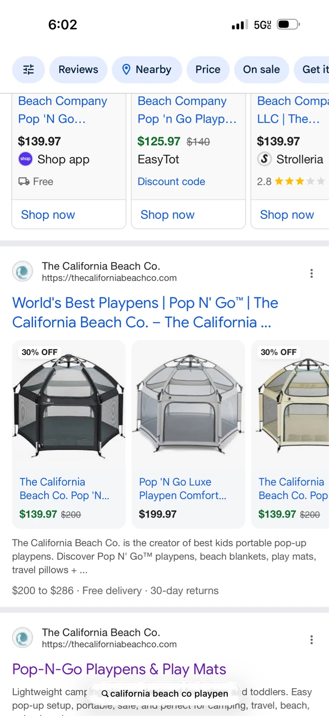 The California Beach Co. Pop 'N Go Playpen - photo 5
