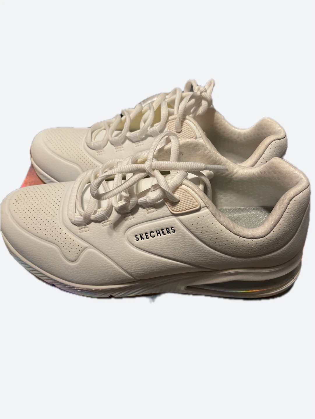 Skechers Women's White Memory Foam Sneakers Size 9.5