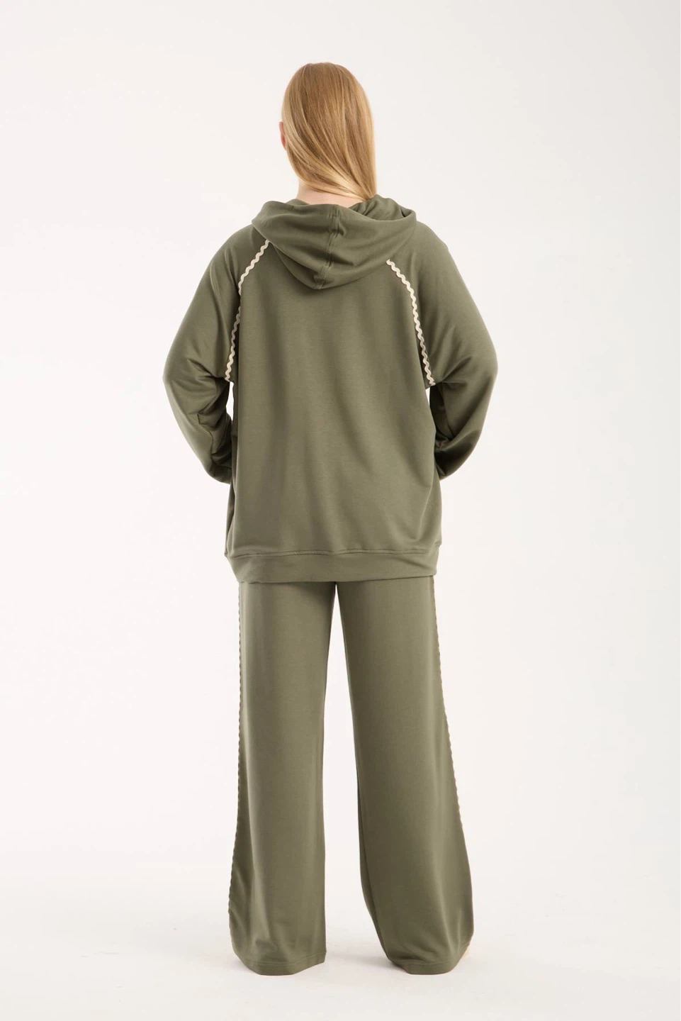 Women's Green Hooded Tracksuit - photo 3
