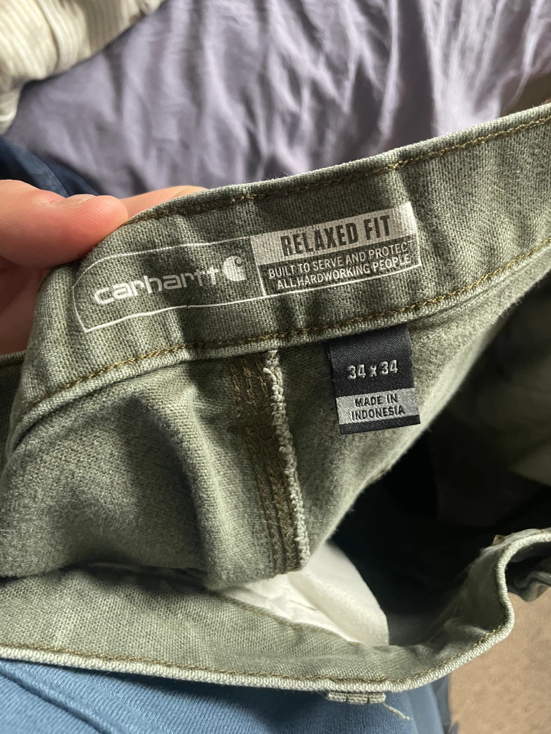 Carhartt Work Pants 34x34 - Green🌱 - photo 3