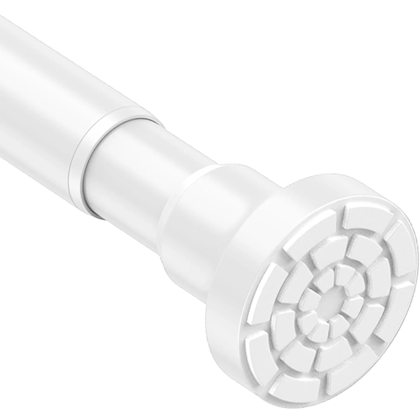 White Tension Rod adjustable