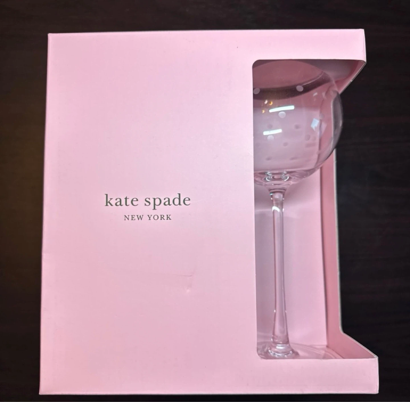 Kate Spade Set of 4 Wine Glasses