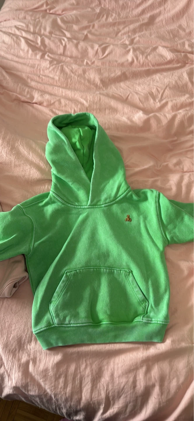 Green Gap Hoodie with Bear Logo