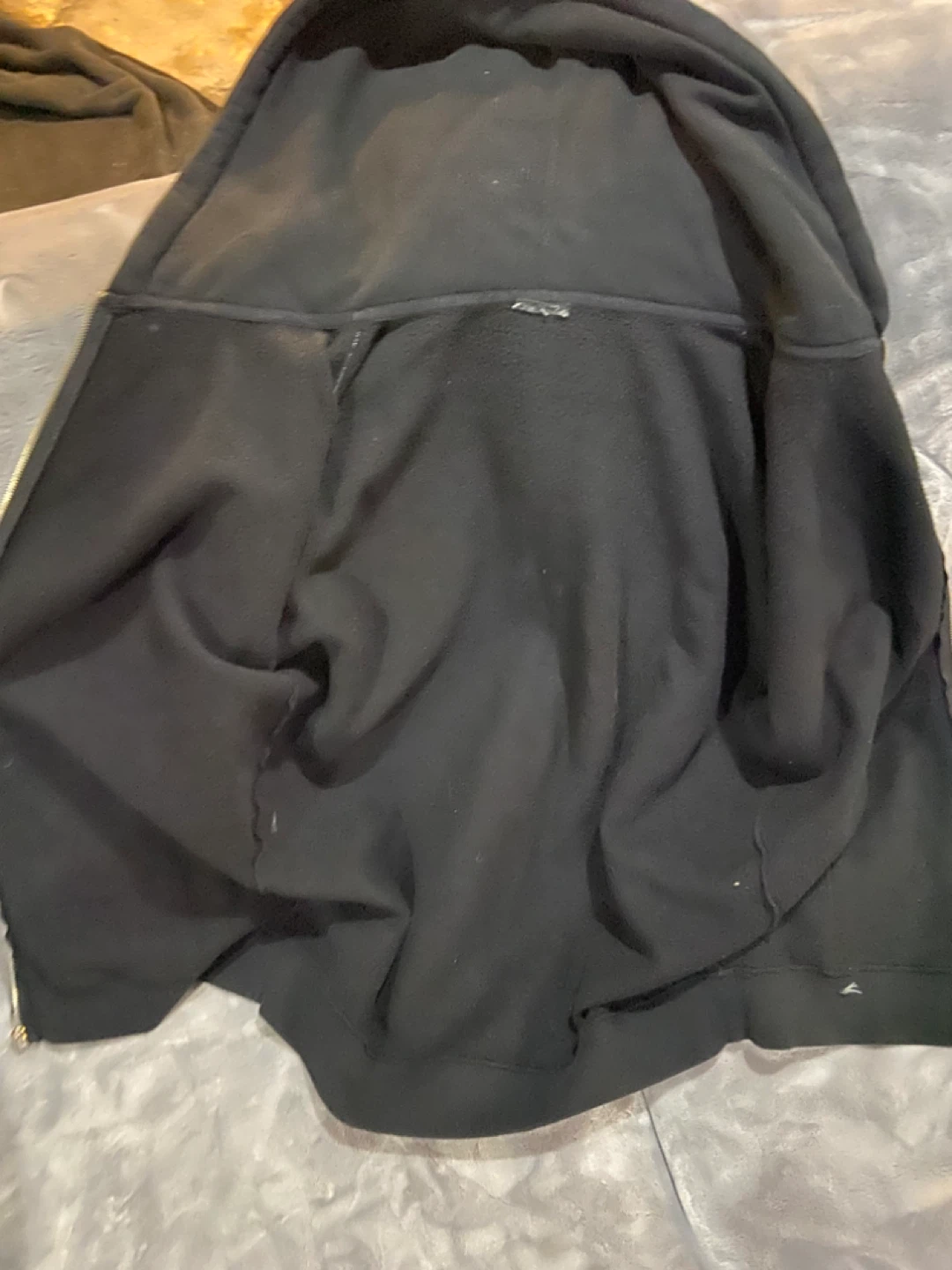 Vintage rare KISS Hoodie Zipper Sweatshirt Mens Large Black - photo 3