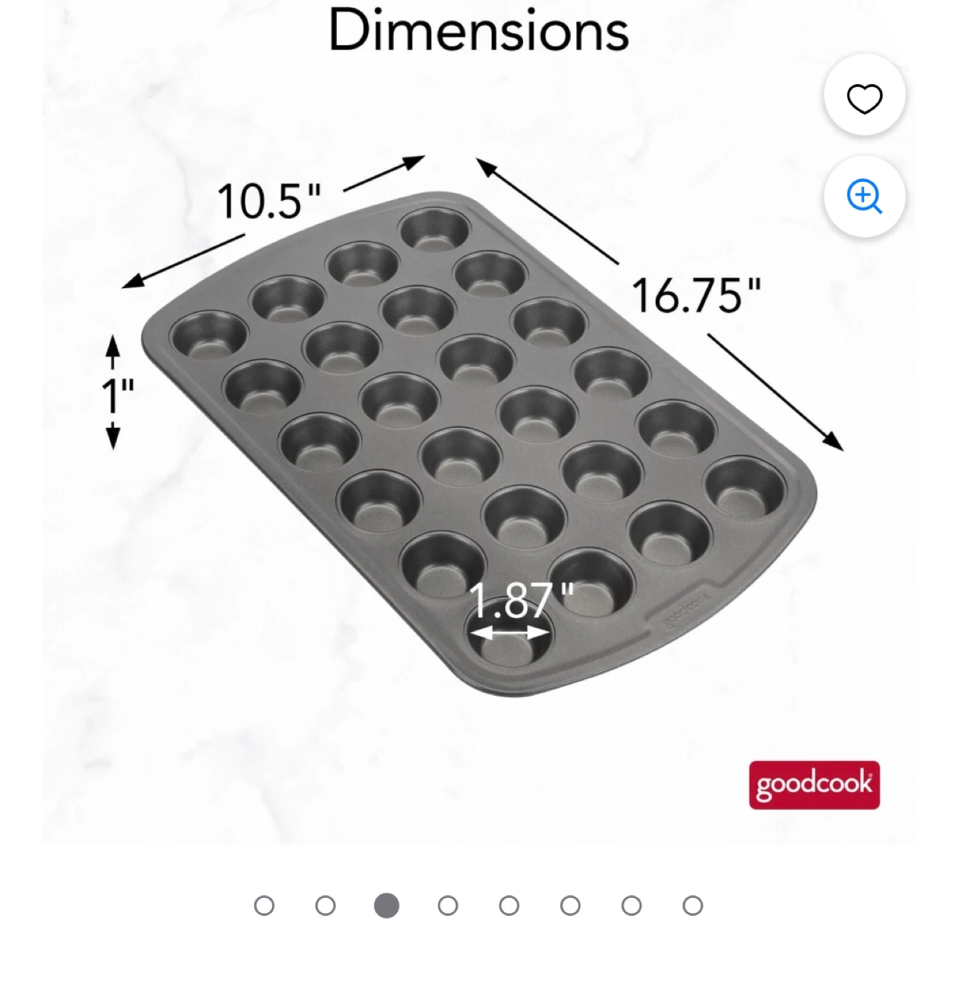 GoodCook 24 Cup Mini Muffin Pan - photo 3