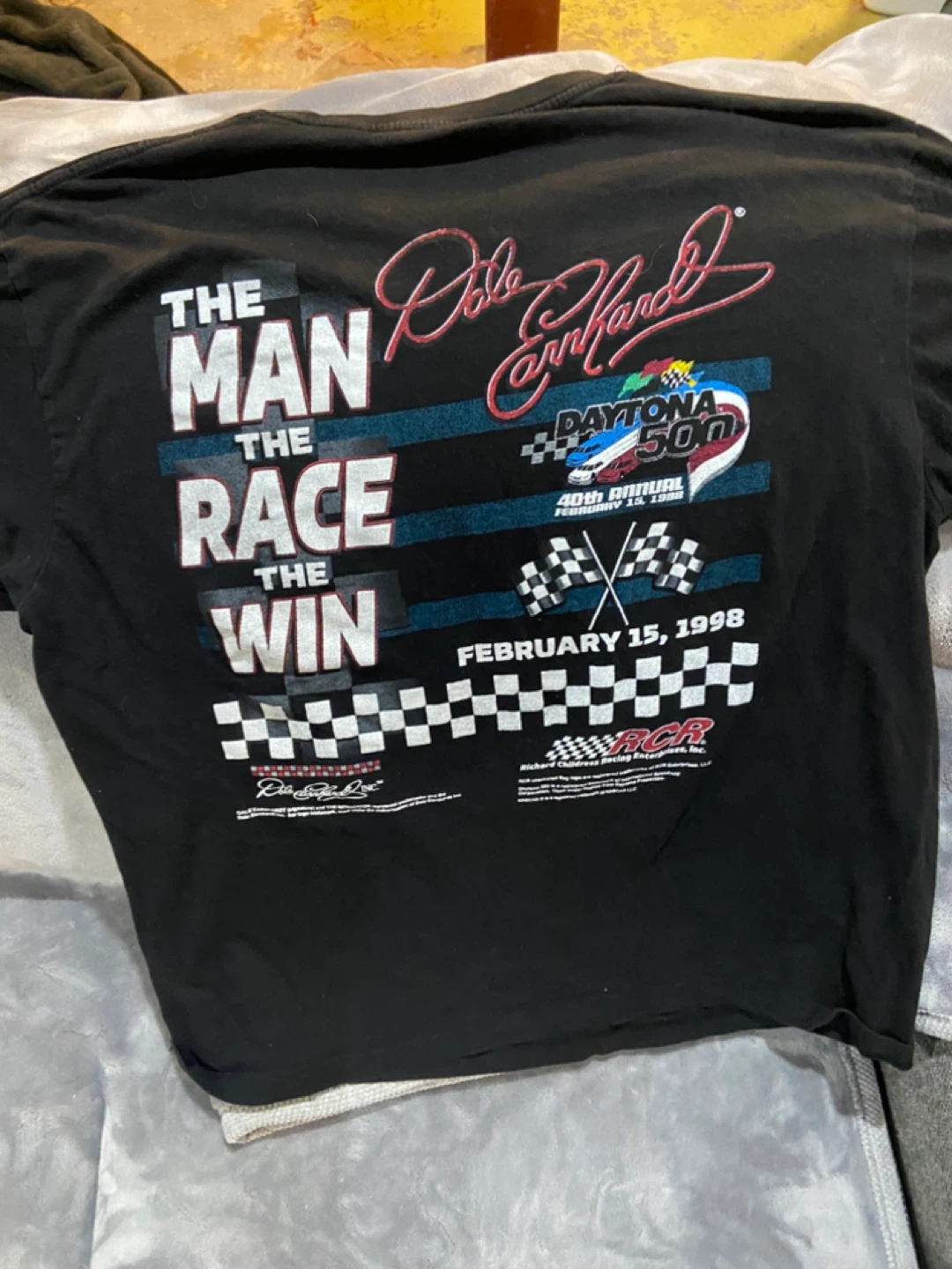 Nascar The Intimidator Dale Earnhardt Daytona 500 Winner T-Shirt - photo 2
