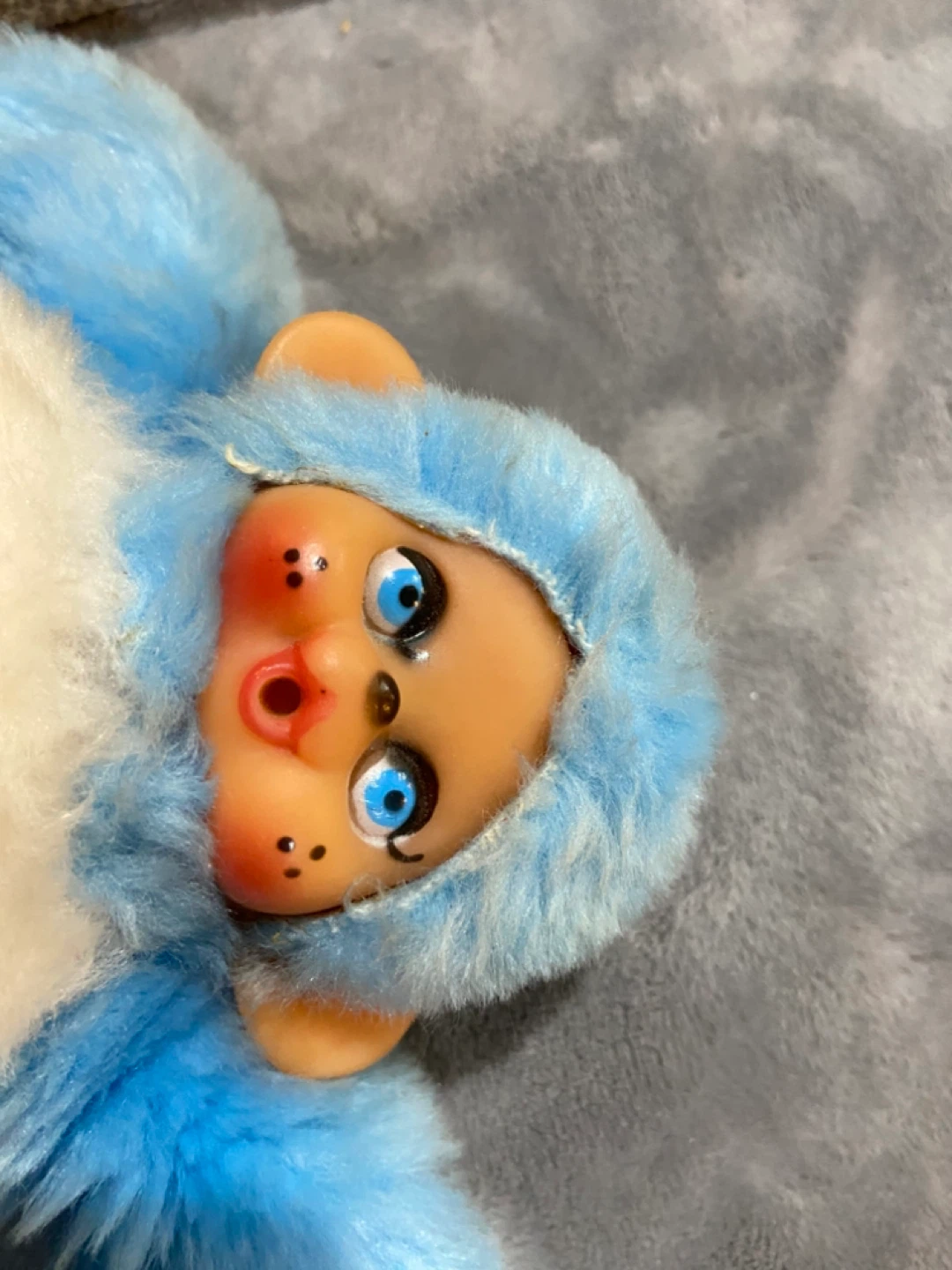 Blue Plush Monkey Toy ( vintage ) - photo 2