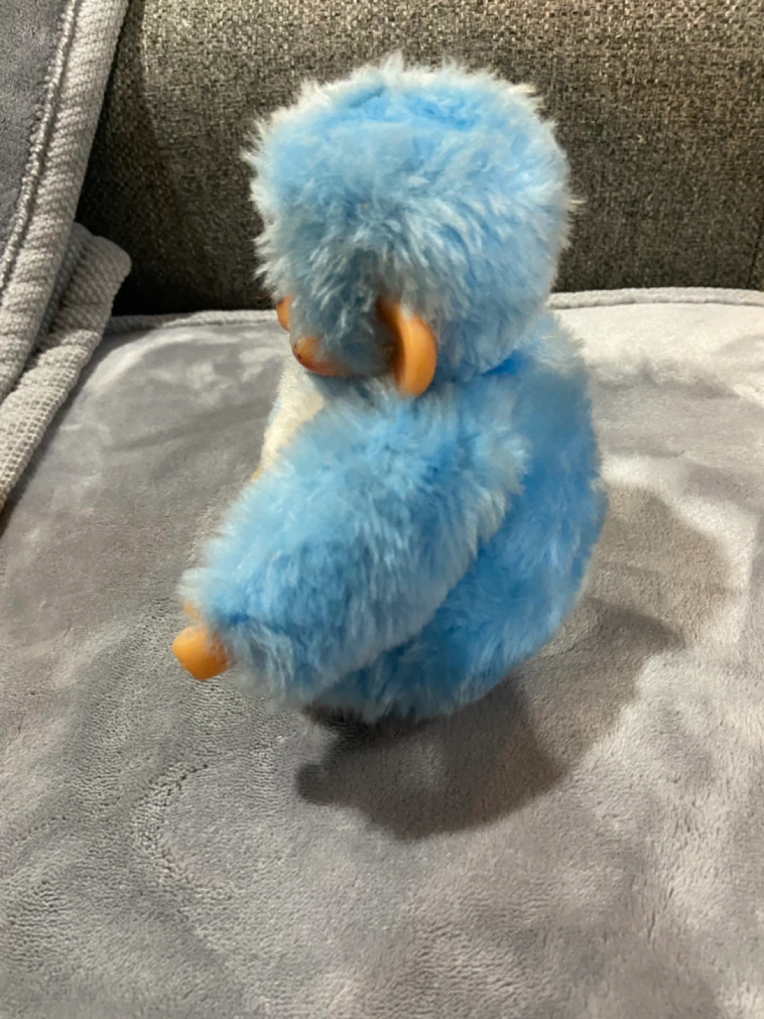 Blue Plush Monkey Toy ( vintage ) - photo 4