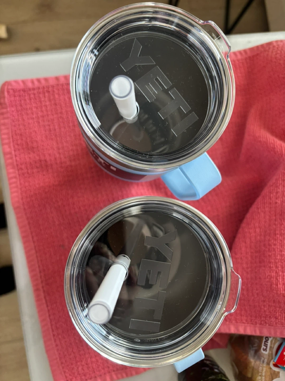 Yeti Rambler 35 oz Tumblers with Straws - Light Blue (2-Pack) - photo 2