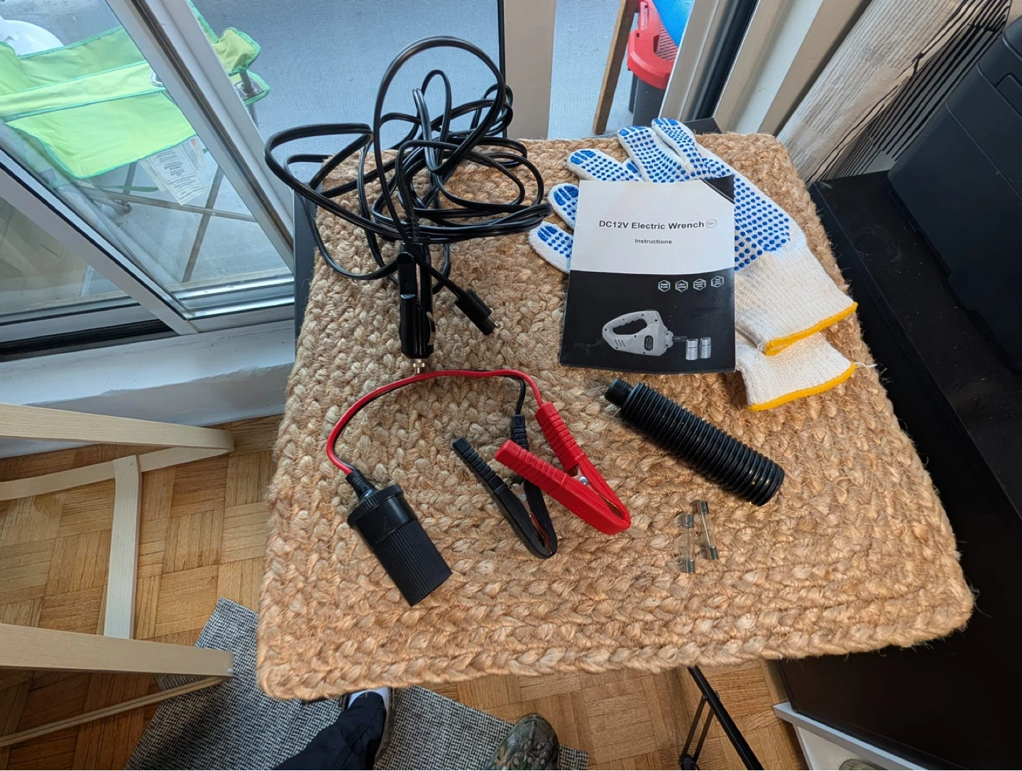 EFFIROSO Electric Car Kit with Impact Wrench & Tire Inflator - photo 2