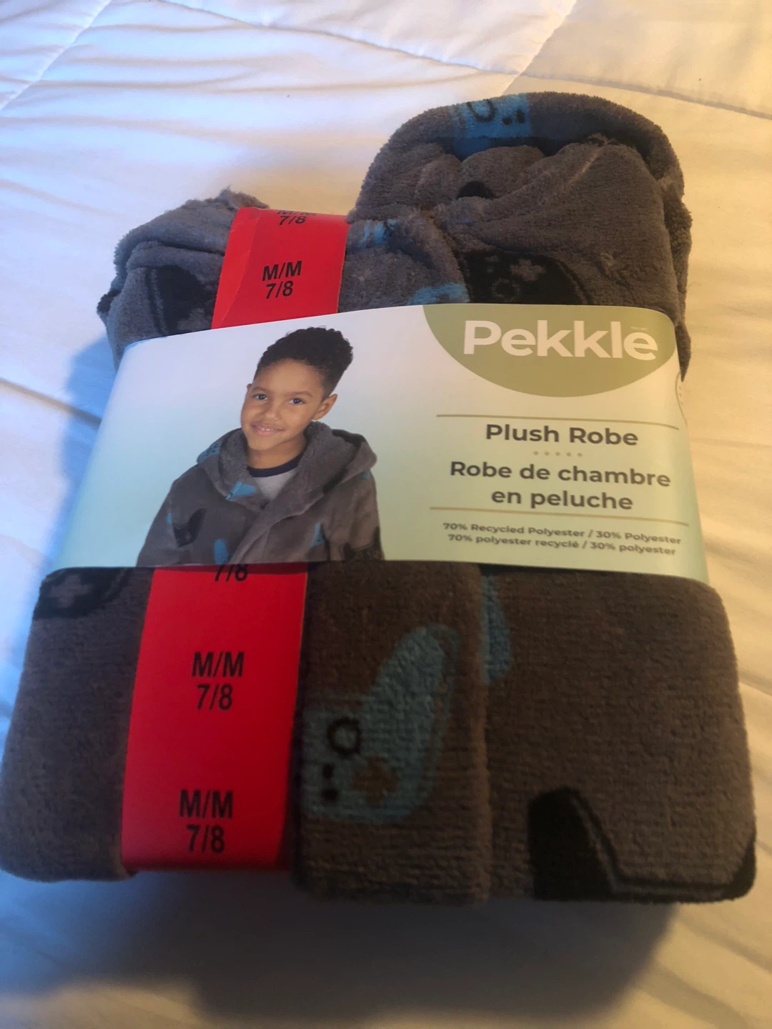 Pekkle Plush Robe Boys M/M 7/8