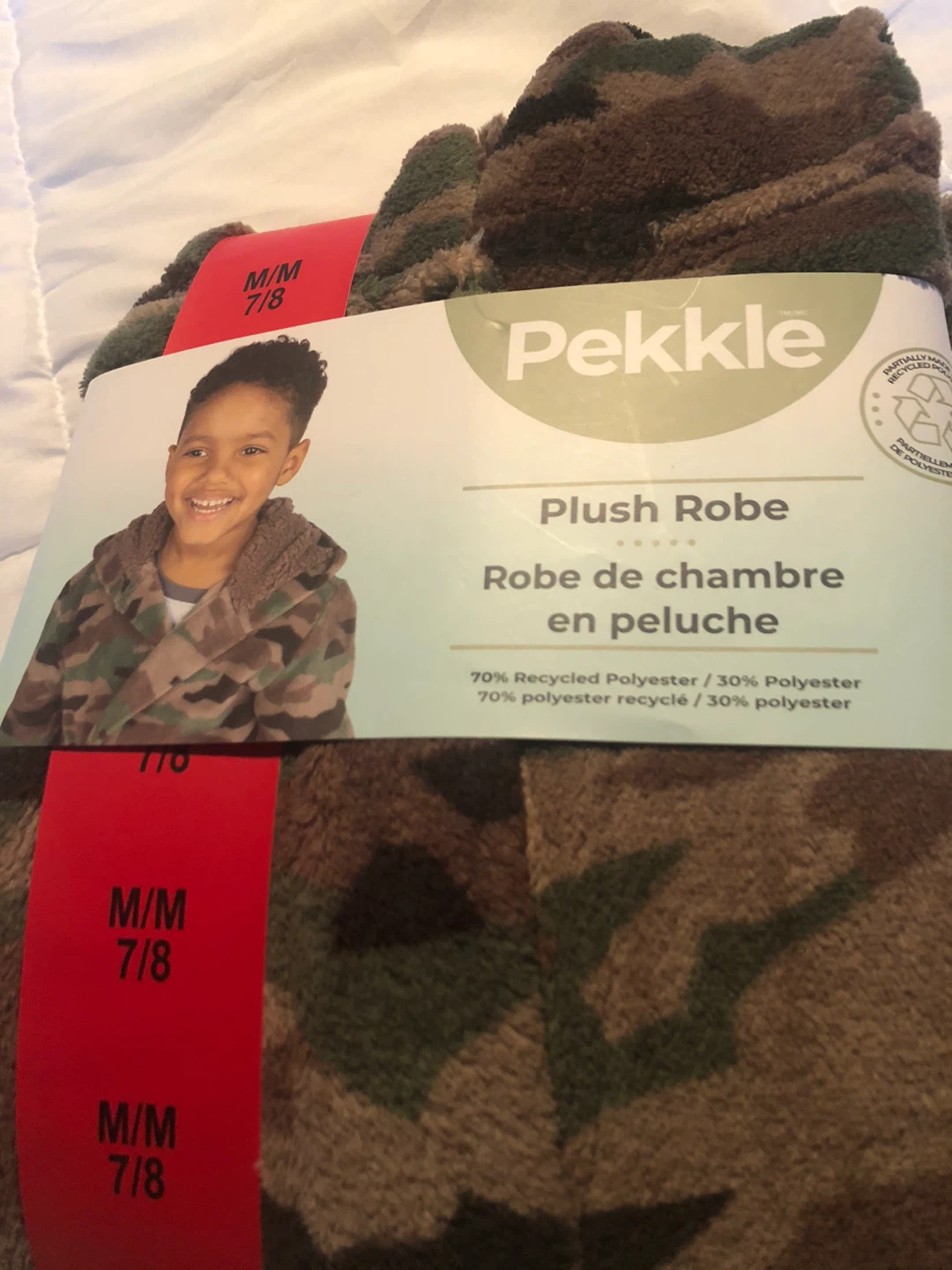 Pekkle Plush Robe Boys M/M 7/8 - photo 3