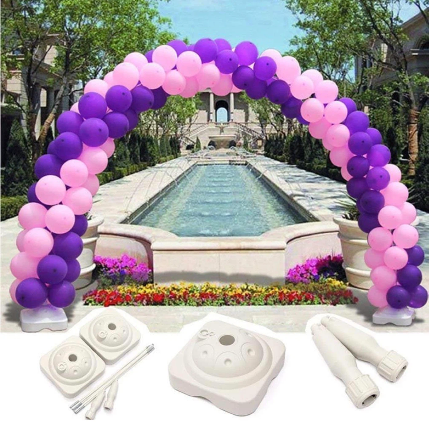 Heavy Duty Balloon Arch Kit - 10ft Wide x 13ft Tall - photo 2