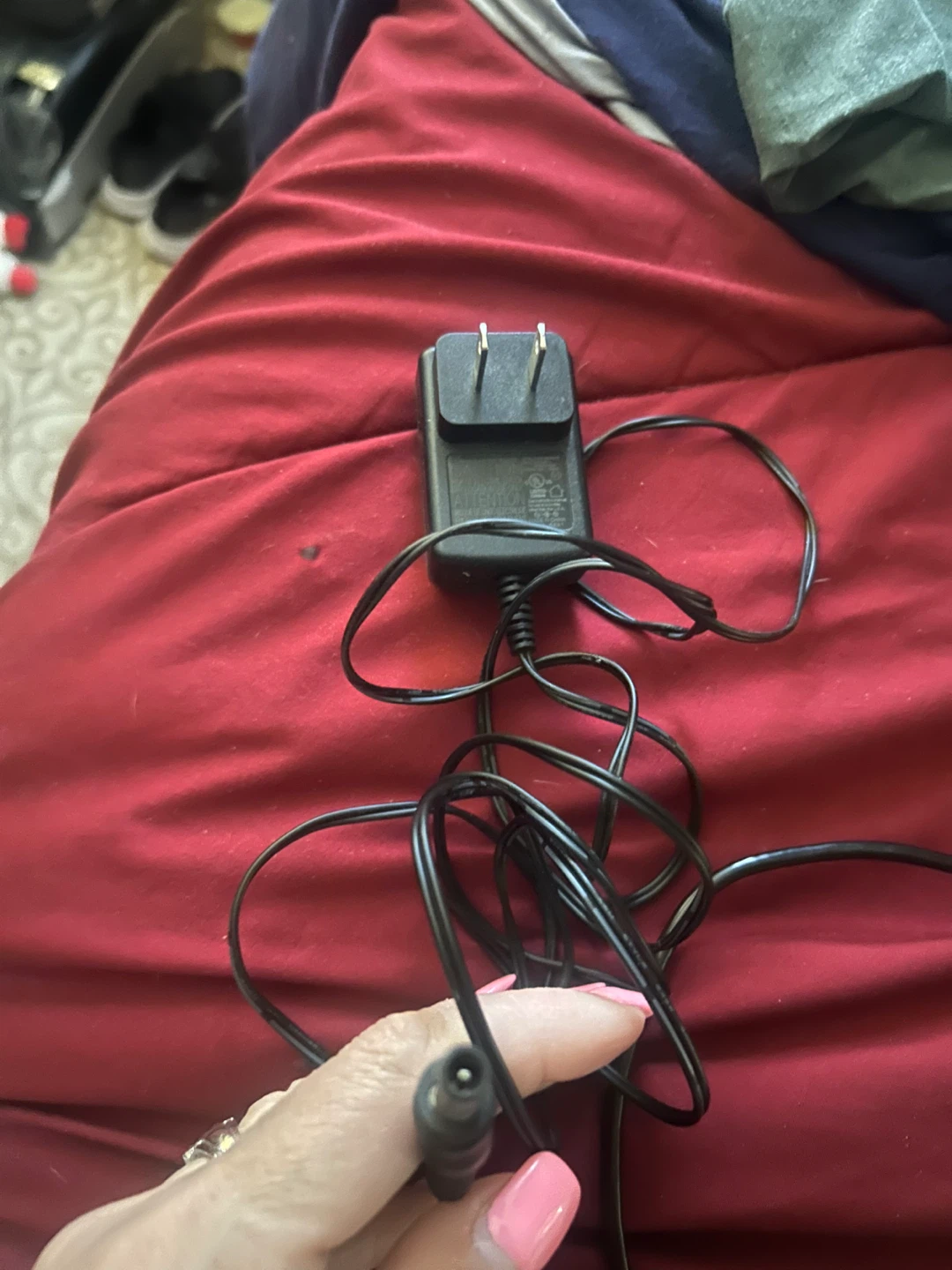 Black AC Power Adapter Wall Charger