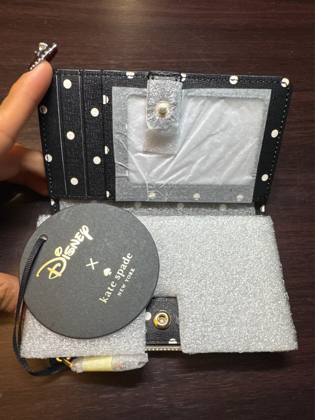 Kate Spade x Disney Minnie Mouse Card Holder Wallet - photo 2