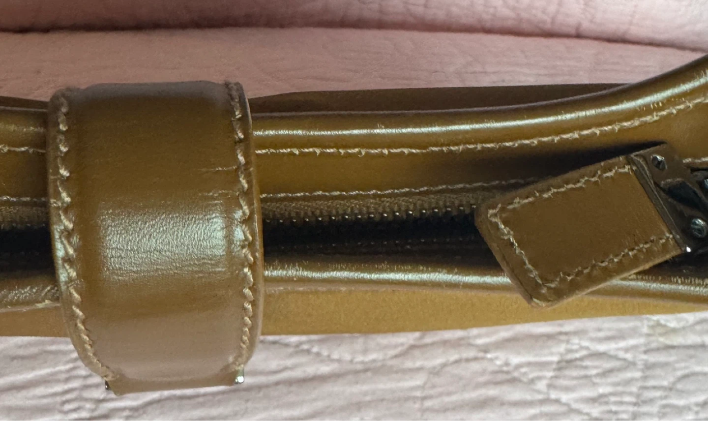Must-Have Ferragamo Mini Bag in Chocolate Satin - photo 5