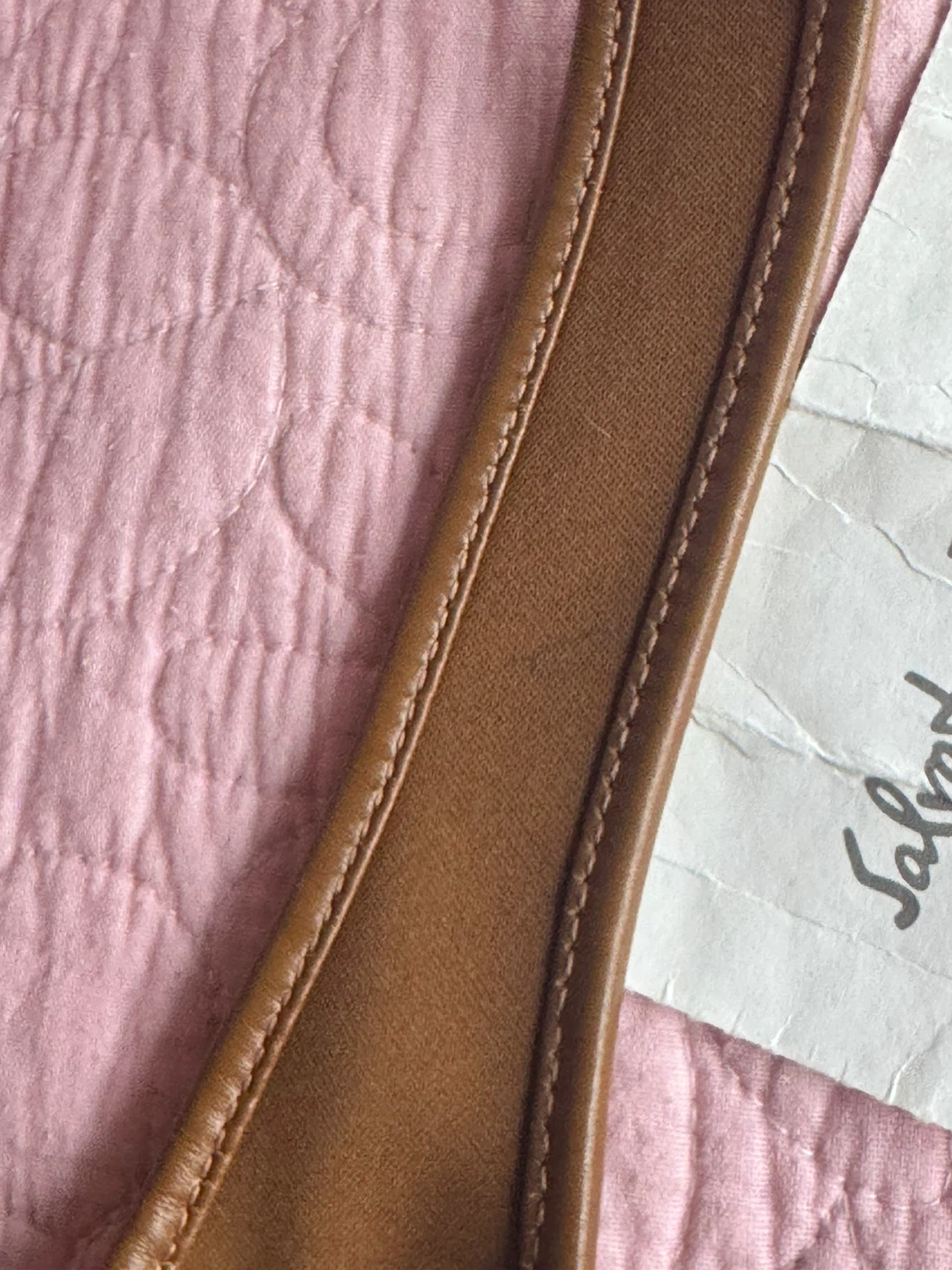 Must-Have Ferragamo Mini Bag in Chocolate Satin - photo 4
