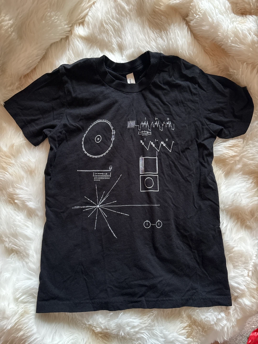 Voyager Golden Disk Design T-shirt