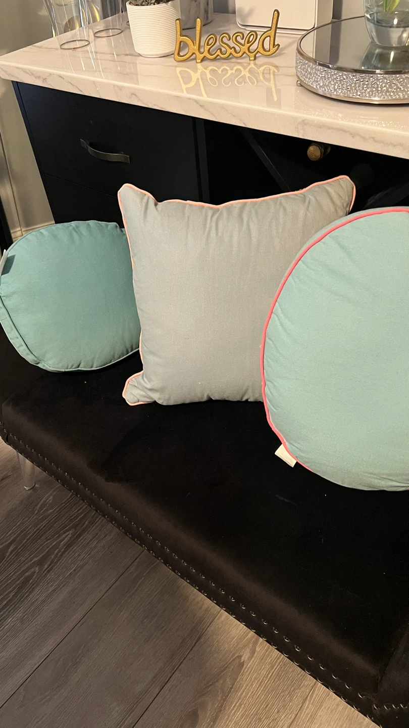 Decorative Throw Pillows with Floral and Butterfly Design - photo 5