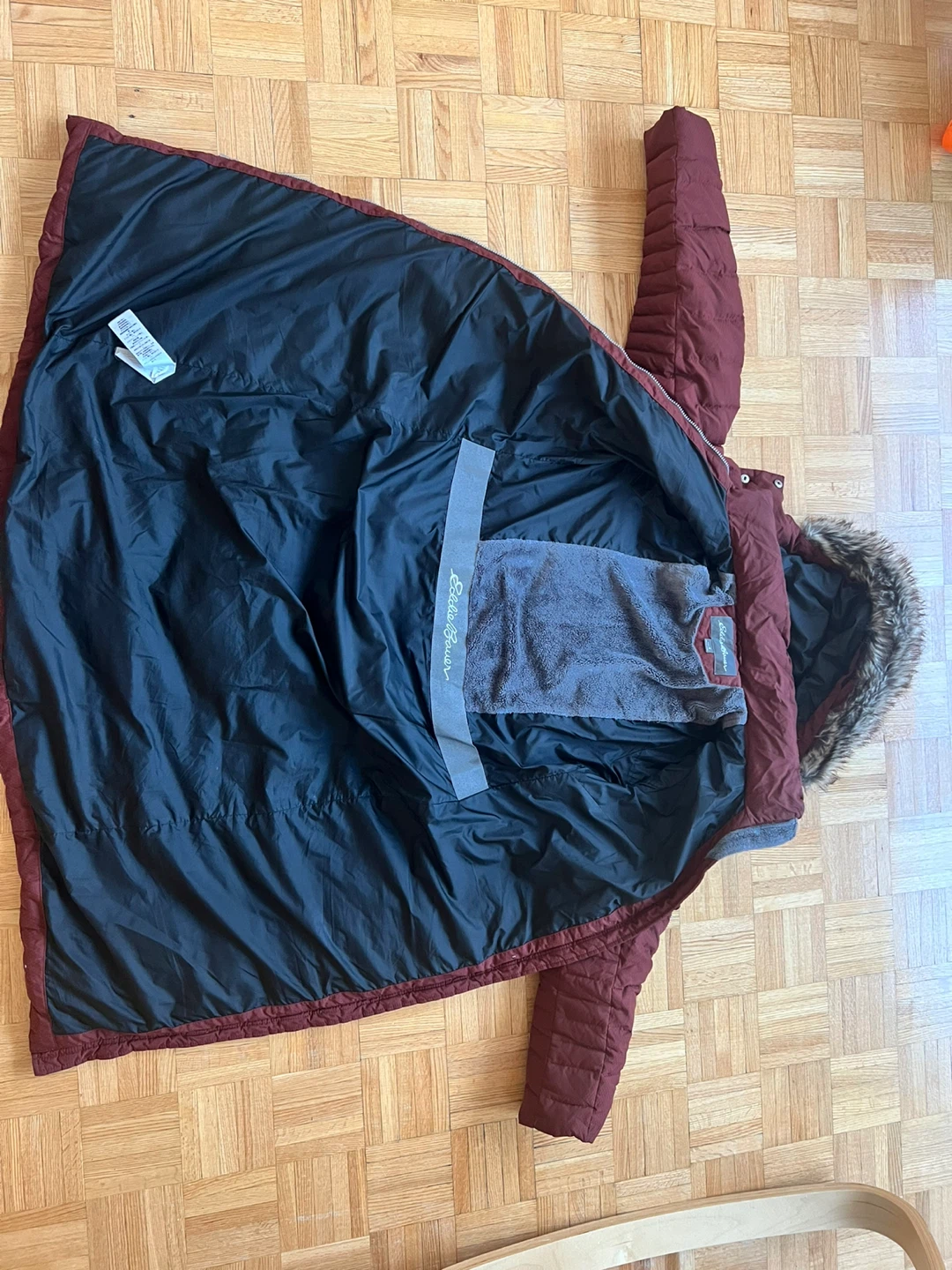 Eddie Bauer Women's Long Puffer Coat - Burgundy - photo 4