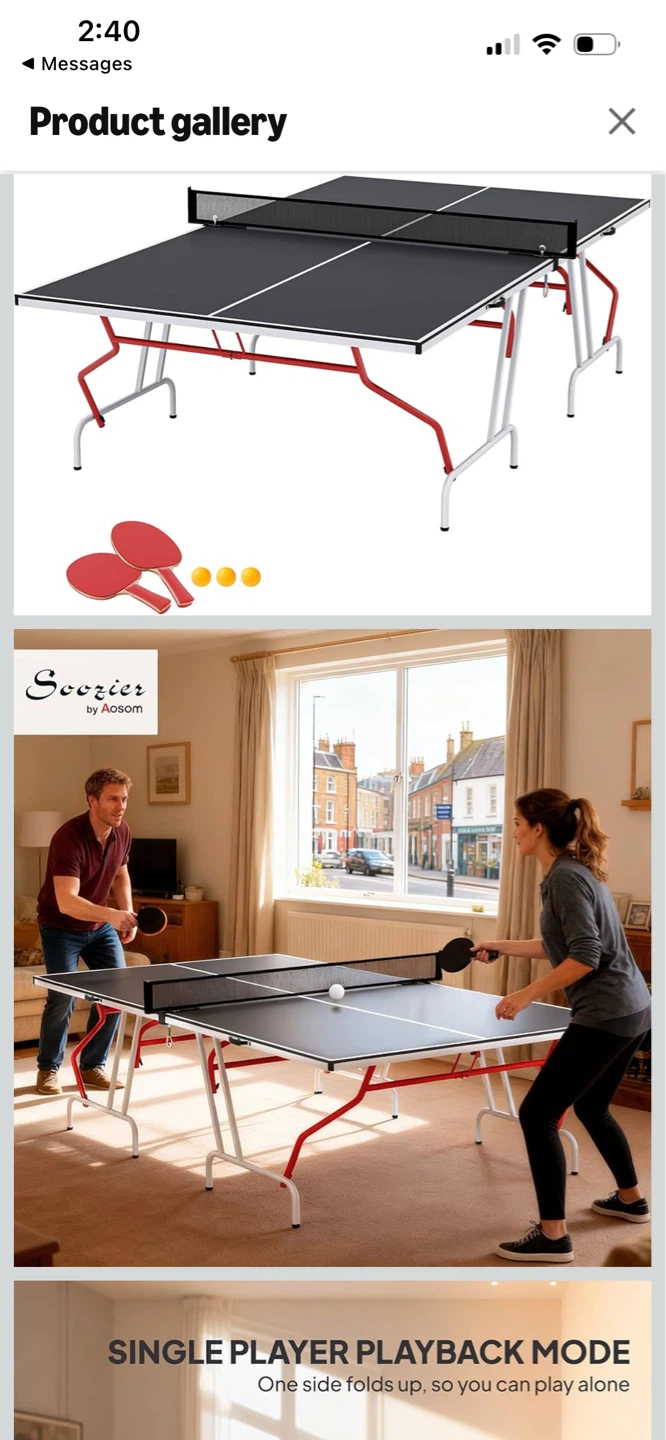 Ping pong table - photo 2