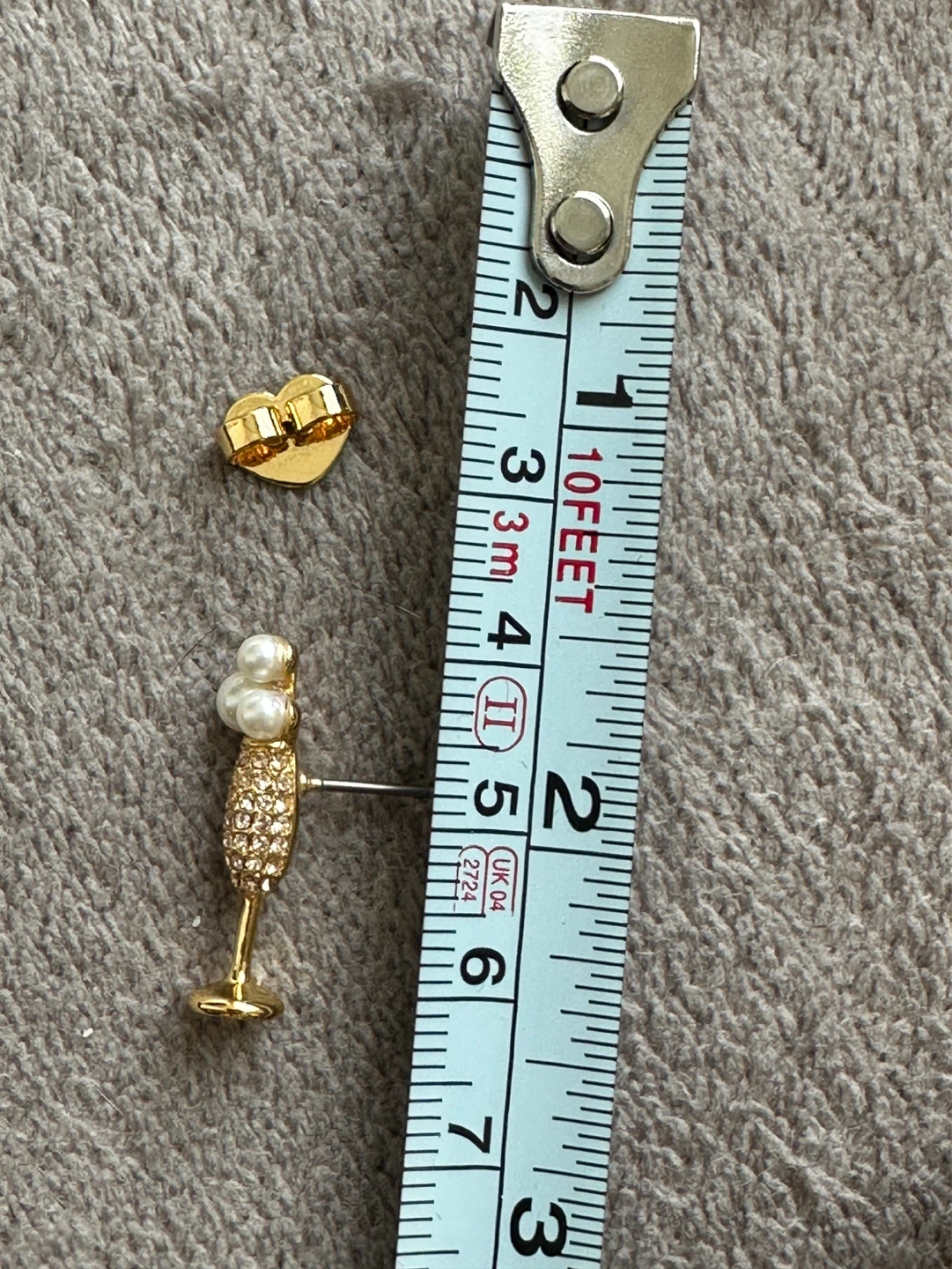 Kate Spade Champagne Glass Earrings 🌱 - photo 3
