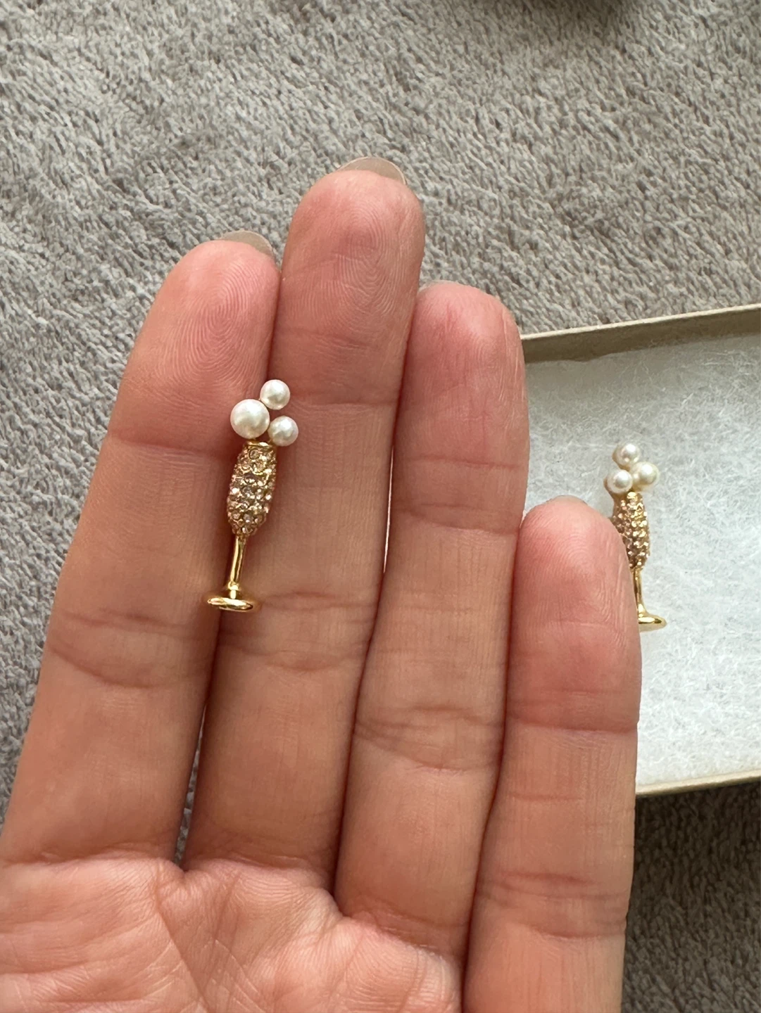 Kate Spade Champagne Glass Earrings 🌱 - photo 4