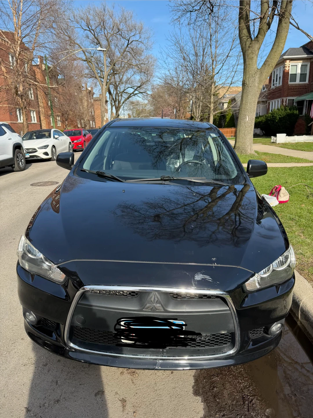 Black Mitsubishi Lancer 4-Door Sedan