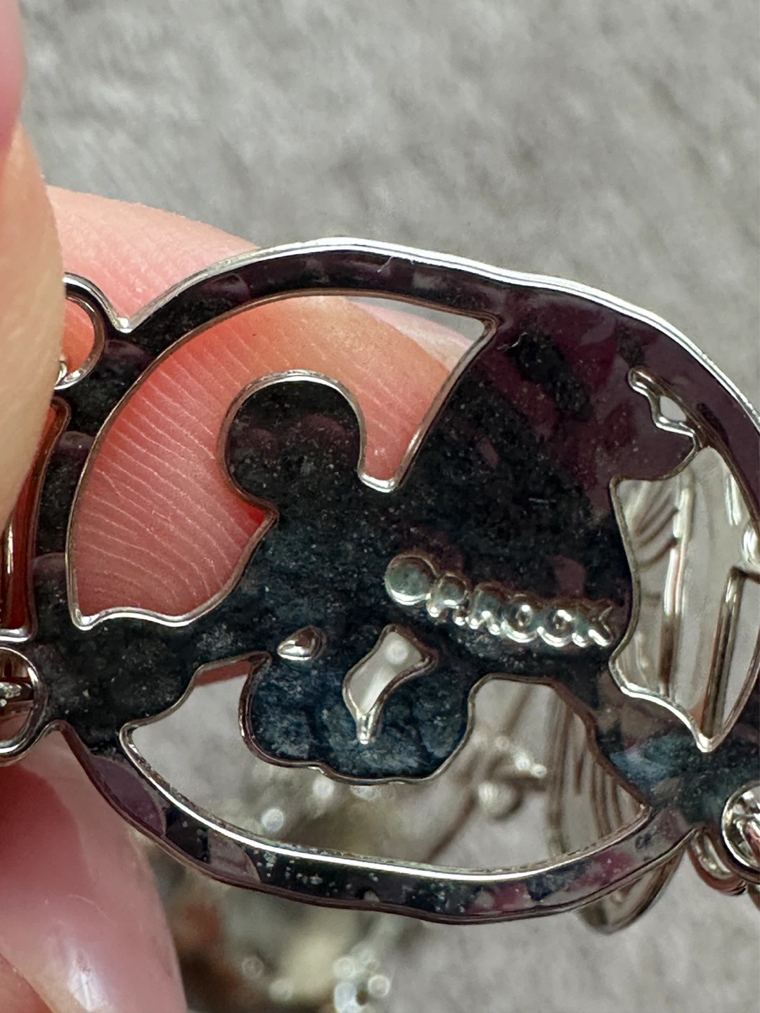 Poodle Dog silver tone bracelet - photo 3