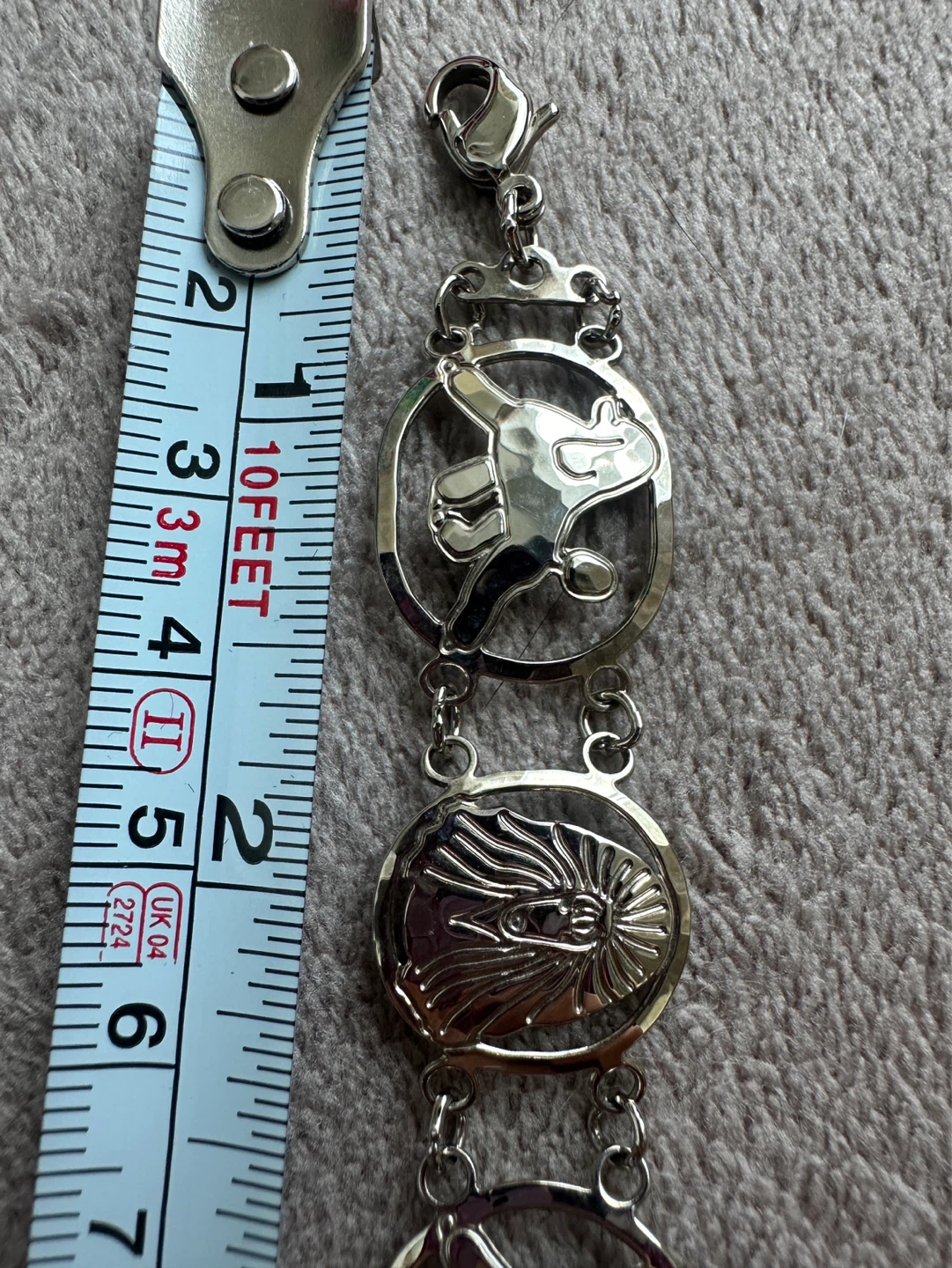 Poodle Dog silver tone bracelet - photo 5
