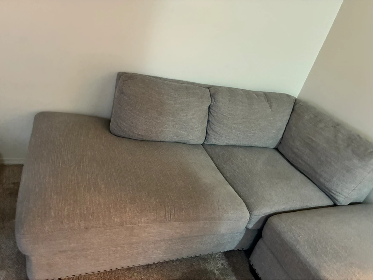 Grey Sectional Sofa - photo 2