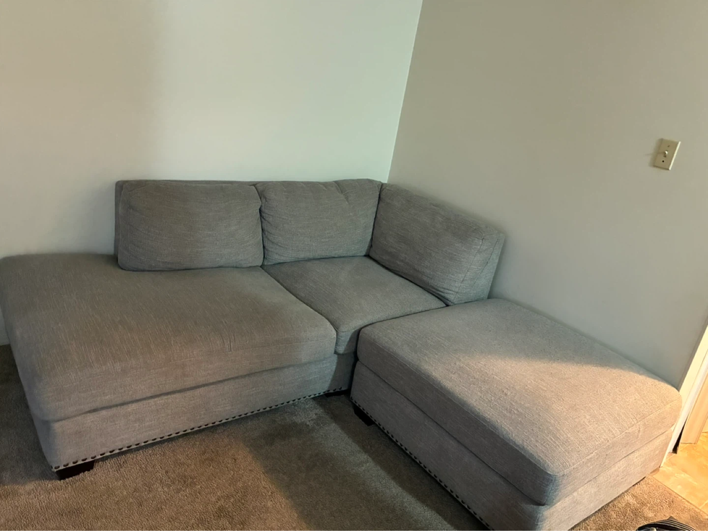 Grey Sectional Sofa - photo 3